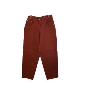 Vasco men’s red denim relaxed, fit hip-hop streetwear jeans waist 34 inches ￼